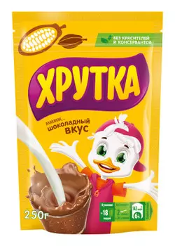 Какао хрутка 250 г шоколадный вкус