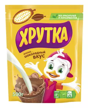 Какао хрутка 500 г шоколадный вкус