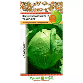 Капуста белокочанная f1 трансфер 0.25 г р/о