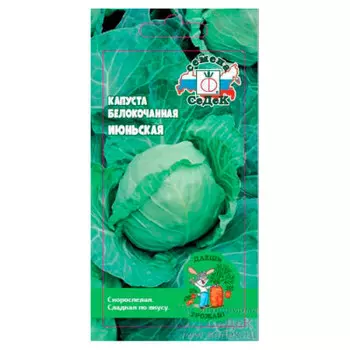 Капуста белокочанная июньская 0,3г даёшь урожай