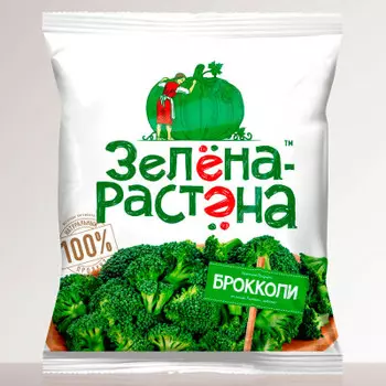 Капуста брокколи замороженная 400г зелена-растена