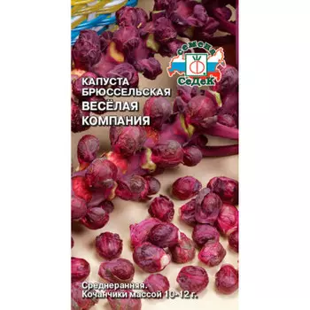 Капуста цветная брюсельская веселая компания красная 0,3г седек