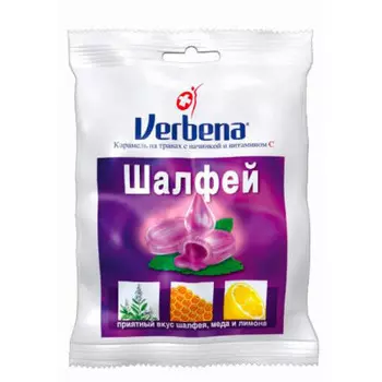 Карамель леденцовая 60г вербена шалфей