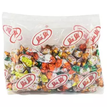 Карамель мини двойной микс 250г с фруктовой начинкой кф сла сти
