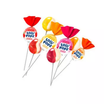 Карамель рошен лоллипопс со вкусом йогурта