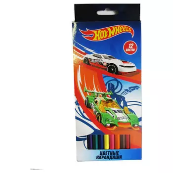 Карандаши 12цв Centrum Hot Wheels 88771