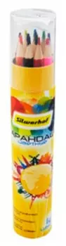 Карандаши 12цв сильферхоф солнечная коллекция 20086