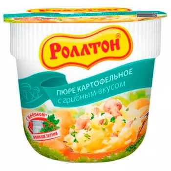 Картофельное пюре грибное Роллтон 40г