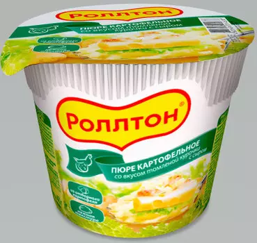 Картофельное пюре томленая курочка Роллтон с сыром 40г