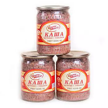 Каша гречневая с говядиной Царь-Мясо 500г