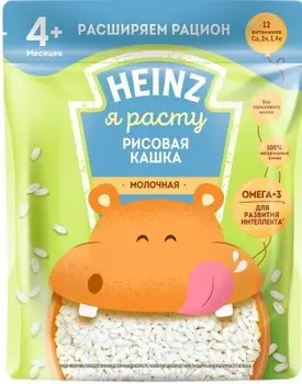 Каша хайнц 200 г молочная рисовая с 4 месяцев