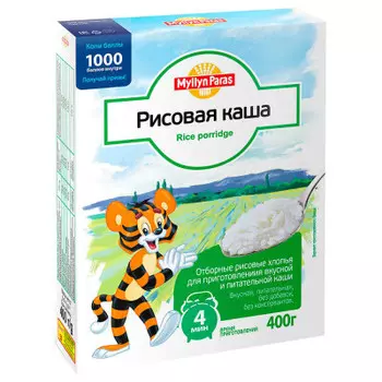 Каша Myllyn Paras 400г рисовая