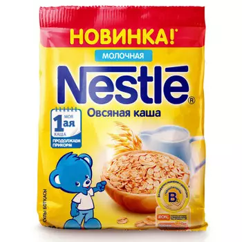 Каша Nestle 200г молочная овсяная с 5 месяцев