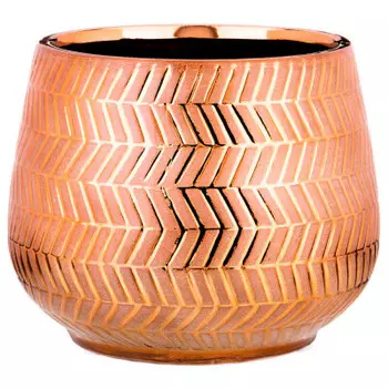 Кашпо 12,5 см бронза 112421