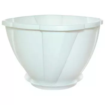 Кашпо д/цветов глория д13мм 0,5л с поддоном снежно-белый ас 27301000