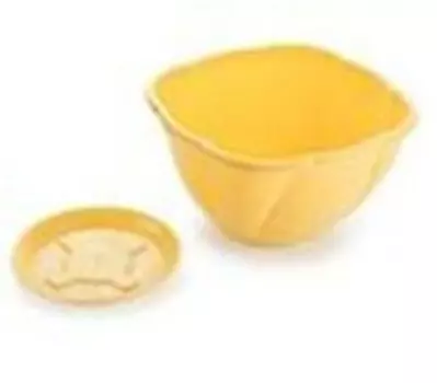 Кашпо д/цветов глория д17мм 1,0л с поддоном медовый ас 26569000