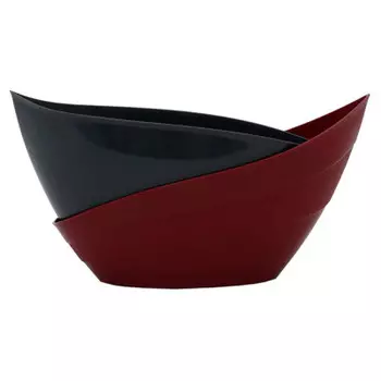 Кашпо для цветов гармония 1.5 л бордо+антрацит bmc