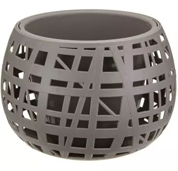 Кашпо для цветов хаос д29 см 4 л м-пластика французcкий серый м3142