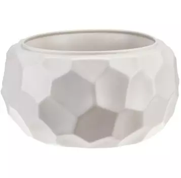 Кашпо для цветов мозаика д28 см 6.5 л м-пластика кремовый м3408