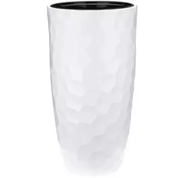 Кашпо для цветов мозаика д34 см h63 см м-пластика белый м3410