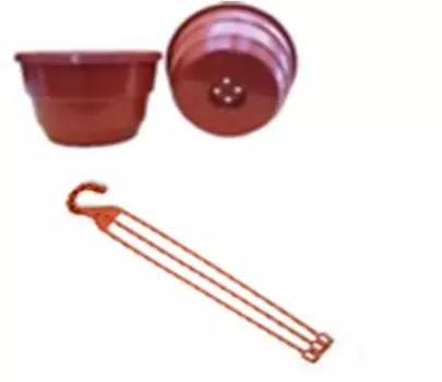 Кашпо для цветов подвесное д23 см 3.7 л