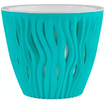 Кашпо для цветов вдохновение д15.8 см 3 л бирюза bmc