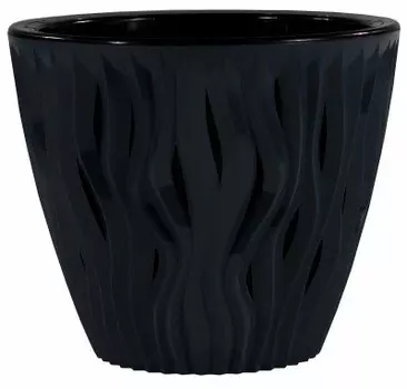 Кашпо для цветов вдохновение д18 см 4.5 л антрацит bmc