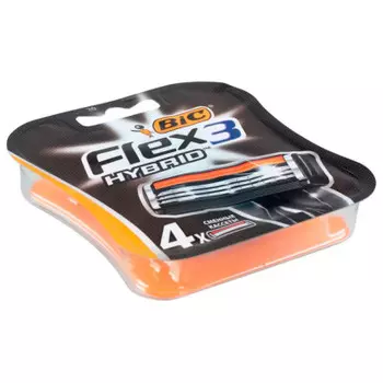 Кассеты Bic Flex 3 Hybrid 4шт