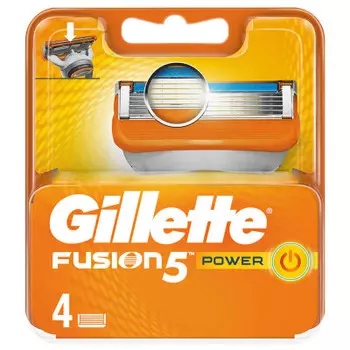 Кассеты Gillette Fusion Power 4шт