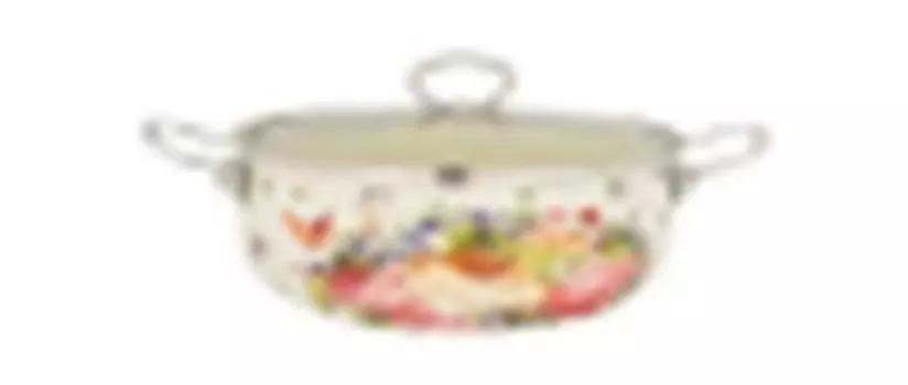 Кастрюля 2,3 л агнесс эмалированная стеклянная крышка 915-100