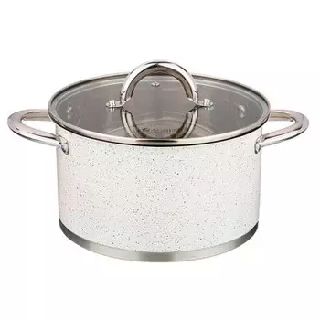 Кастрюля 2,5 л агнесс артик нержавеющая сталь стеклянная крышка 937-316