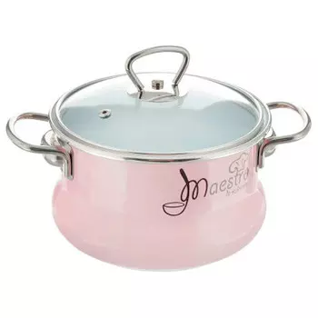 Кастрюля 2л Vitross maestro розовая 8so165s