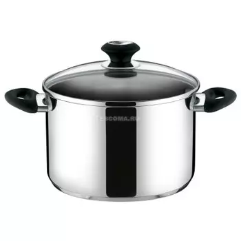 Кастрюля 3 л тескома престо высокая с крышкой 728018