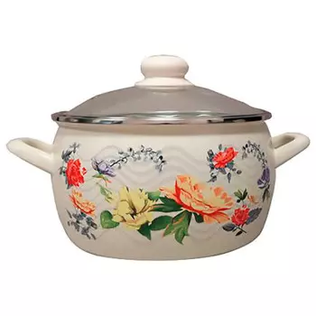 Кастрюля 4,4л Metrot вальс цветов б/уп