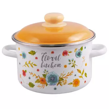 Кастрюля 5.5 л аппетит флорал китчен