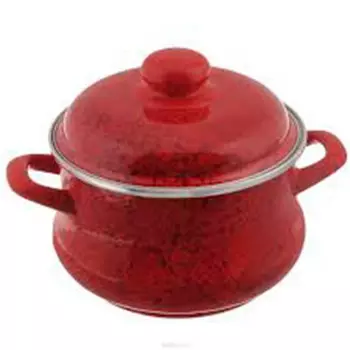 Кастрюля эмаль 3,0л рубин Metrot 160639