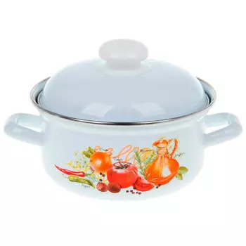 Кастрюля Appetite эмаль 3,0л итальянская кухня 15124ап2