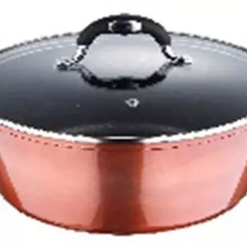 Кастрюля с крышкой 24см 4л индукция бергнер