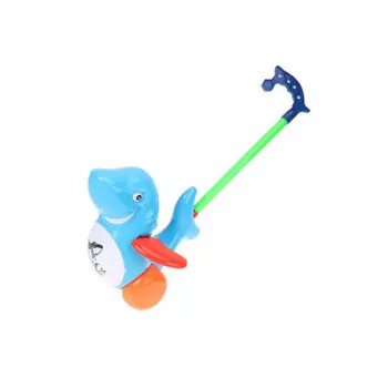 Каталка BESTценник дельфин с ручкой 1354