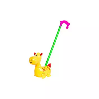 Каталка BESTценник жираф с ручкой 1349*