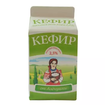 Кефир 0,5л 2,5% Урицкий МЗ Тетра-пак