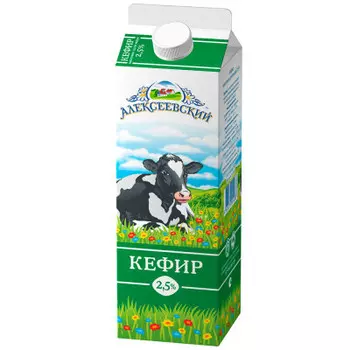 Кефир 0,95л 2,5% Алексеевский МКК
