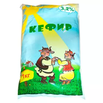 Кефир 1л 3,2% в пленке Комаричский