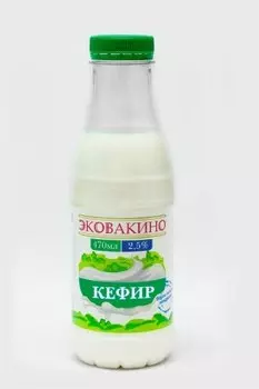 Кефир эковакино 470 г 2, 5% пл/бут