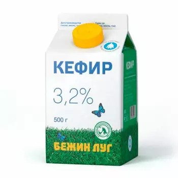 Кефир Бежин луг 0,5л 3,2% Тульский МК
