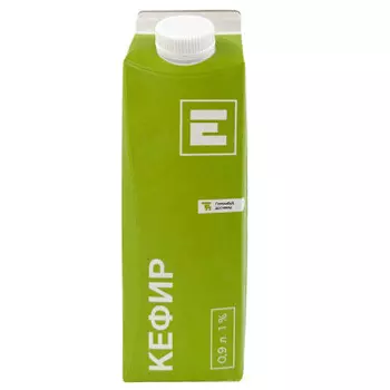Кефир Европа 0.9 л 1% пюр пак