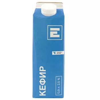 Кефир Европа 0.9 л 2, 5% пюр пак