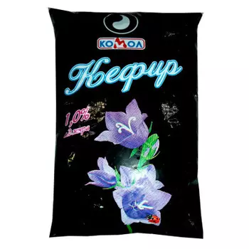 Кефир коМол 1л 1% в пленке