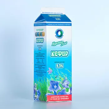 Кефир курское поле 1л 2,5% курск