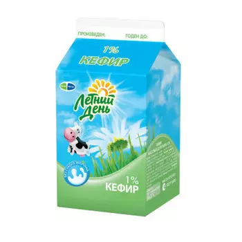 Кефир летний день 450г 1%